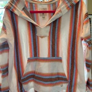 Billa Bong cotton Terry beach top w/hoodie